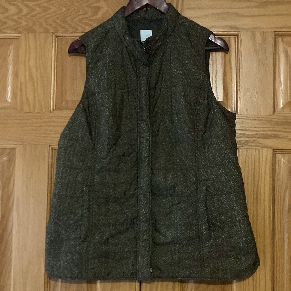 Women’s Green Vest from J.Jill.  Size Large